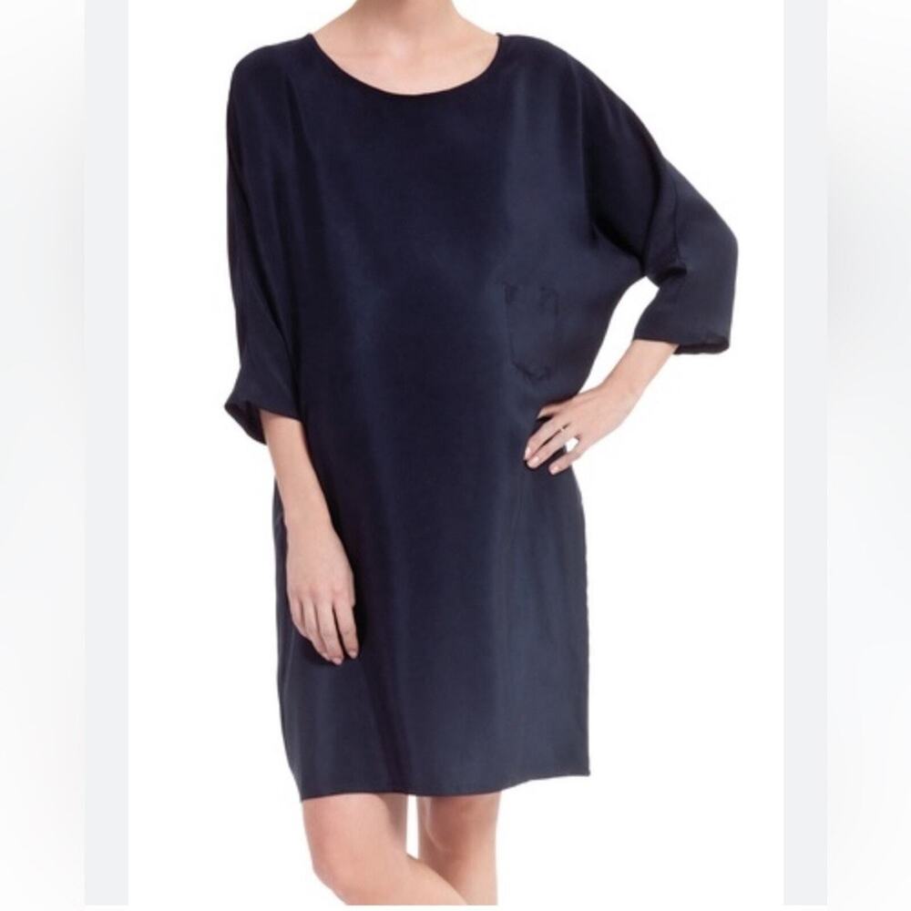 HATCH Maternity Navy Shirt Dress